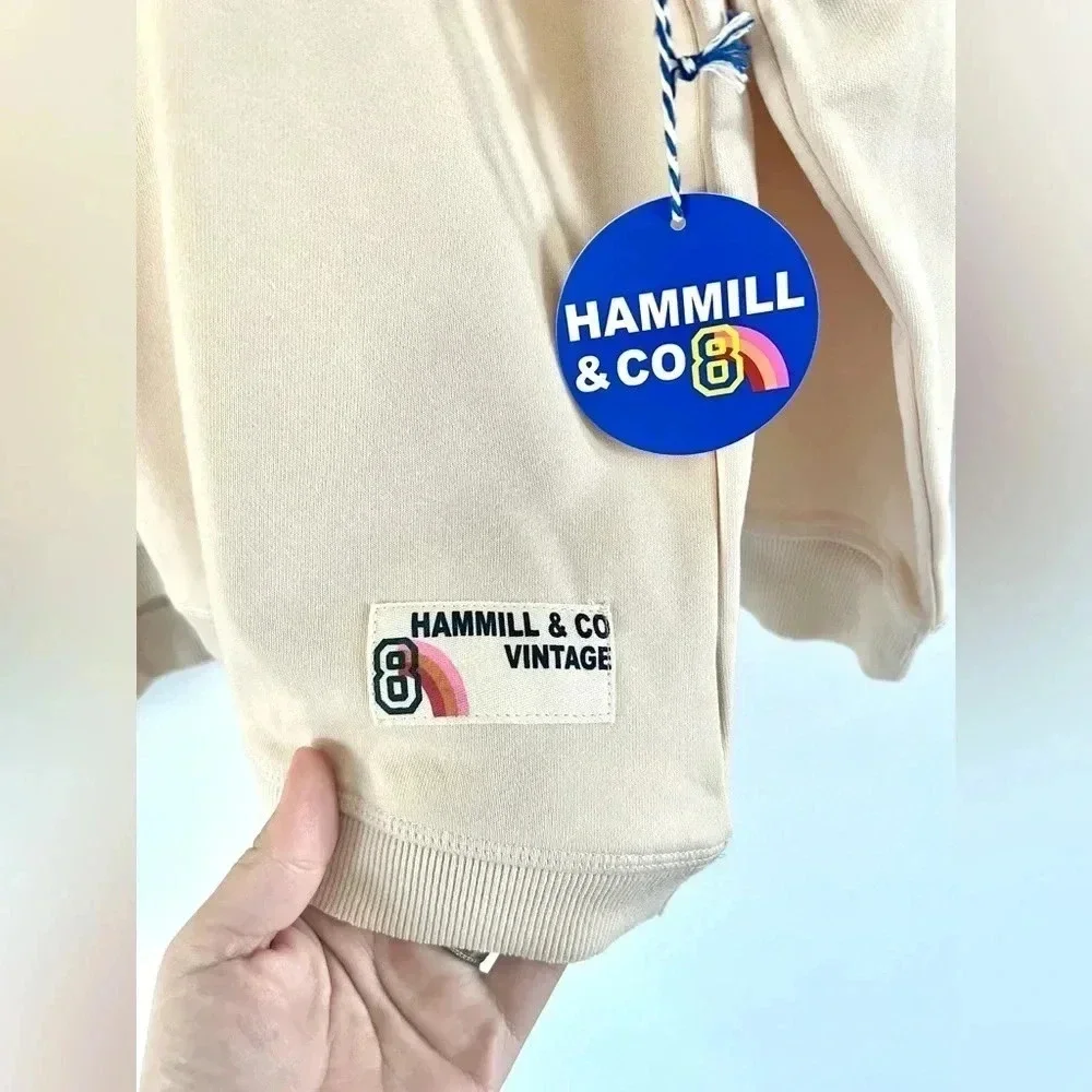Hammill & Co Cream Rodeo Crewneck‎ Sweatshirt Size Medium, NWT